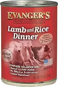 Ancestry Pet Food Lamb and Rice Dinner Canned Dog Food – 12.5 Oz – Case of 12