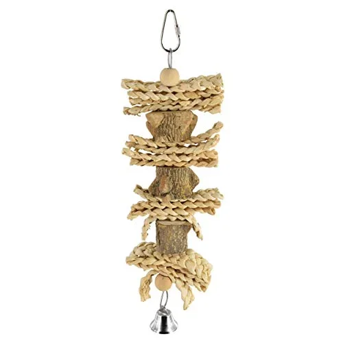 Animal Treasures Birdie Jingle Pepper Wood Kabob – Large