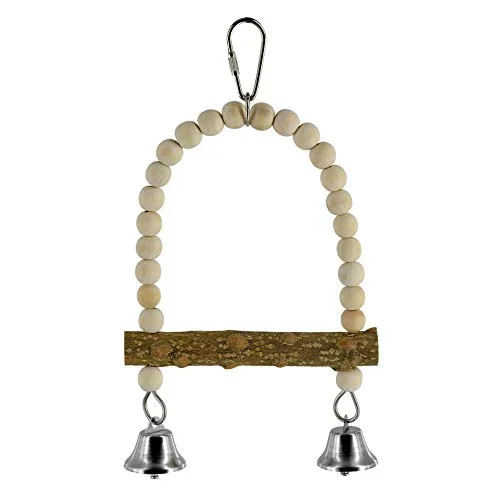Animal Treasures Birdie Jingle Pepper Wood Swing