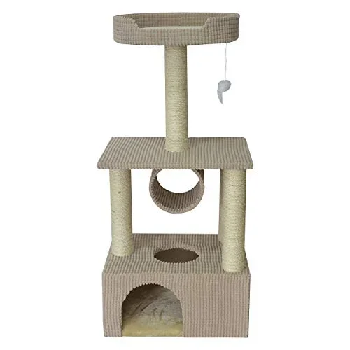 Animal Treasures Cat Tree Scratcher – Condo – 42″