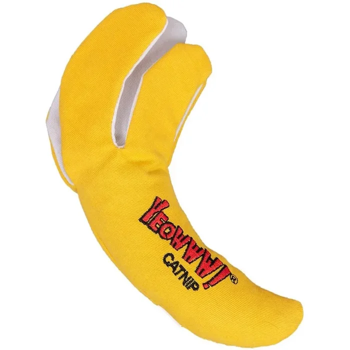 ¡Guau! Juguete para gatos con hierba gatera Chi-CAT-a Banana Peel