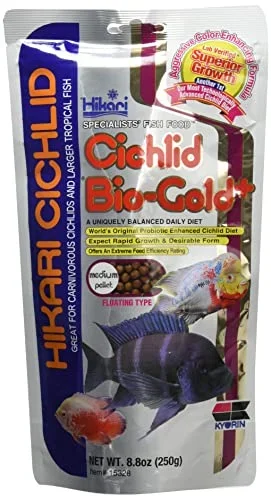 Hikari Cichlid Biogold+ – Medium Pellets – 8.8 oz