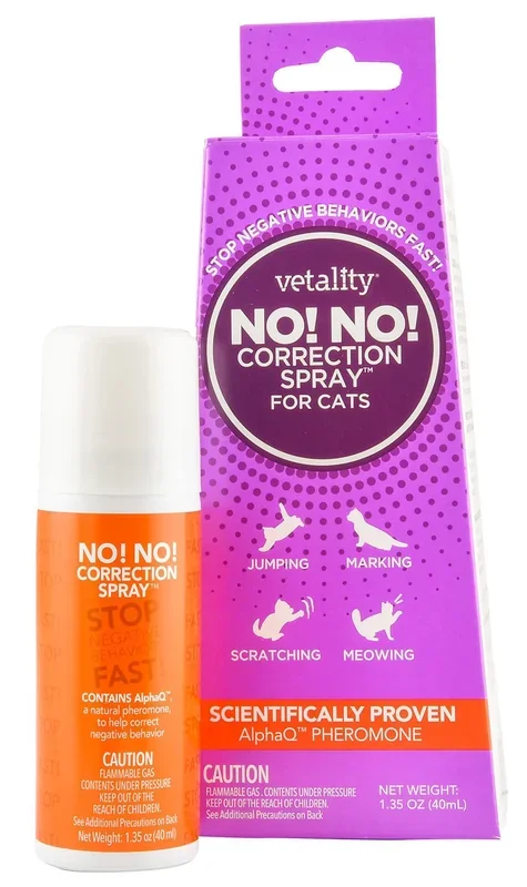 ¡No! ¡No! Spray corrector para gatos