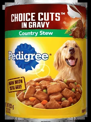 PEDIGREE® Wet Dog Food CHOICE CUTS® in Gravy Country Stew